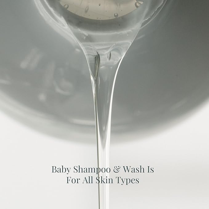 BIRTH SKINCARE Baby Shampoo & Wash - 2-in-1 Gentle Cleansing Aloe Vera & Colloidal Oatmeal Formula for Babies - Soothing, PH-Balanced Baby Body Wash - Free of Parabens, 8oz/ 240ml
