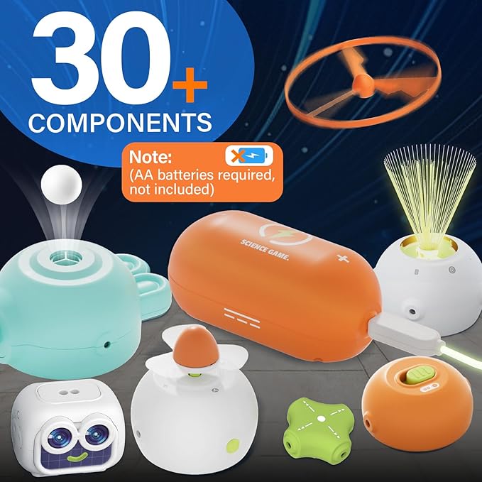 Science Kits for Kids, Circuit Exploration Kits with 448+ Electrical Circuit Projects Educational Electronics Toys for Boys & Girls Hands-On Engineering Toy, Birthday Gift for Ages 5 6 7 8 9 10 11 12