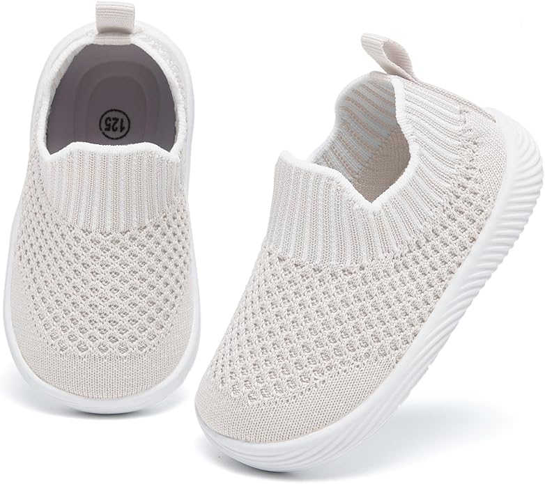 MORENDL Baby Toddler Walking Socks Non-Slip Breathable Unisex Casual Sneakers