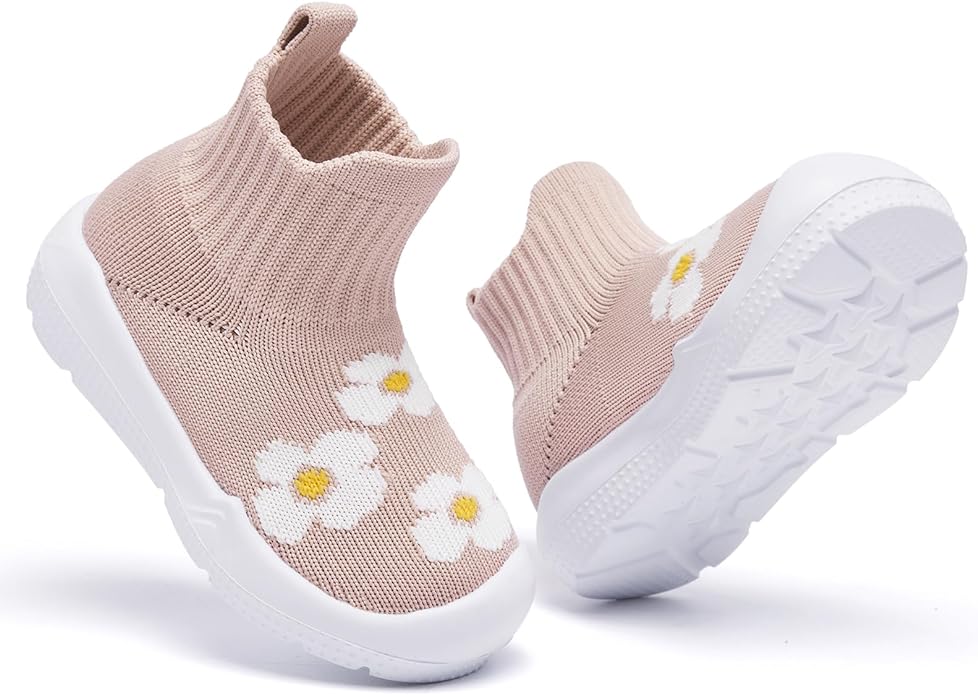 MORENDL Toddler Sock Shoes Baby Walking Shoes Infant Slippers Boys & Girls Non-Slip Sneakers