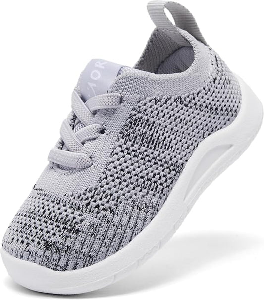 MORENDL Toddler Shoes Baby Walking Sock Shoes Infant Sneakers 0-4 Years Boy Girl Barefoot Tennis Shoe Non-Slip Brethable