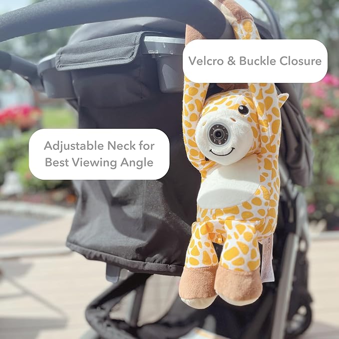 zooby Car Baby Monitor Helps Reduce Distracted Driving! Our Cuddly Plush Monitor That Babies Love Serves as a Soothing Companion for Baby so You Can Drive with Complete Peace of Mind - Finley Fox