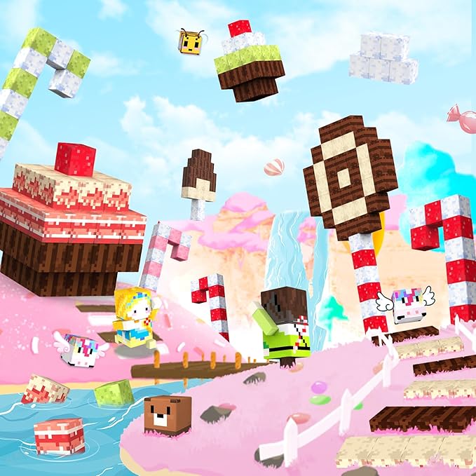 Magnetic Blocks for Kids Ages 3-5,54pcs Candy Magnetic Building Blocks Pink Magnet Cubes Sensory Creative Learning Toys Gifts for Toddlers Ages 4-8 5 6 7+Year Old Girls Birthday Christmas