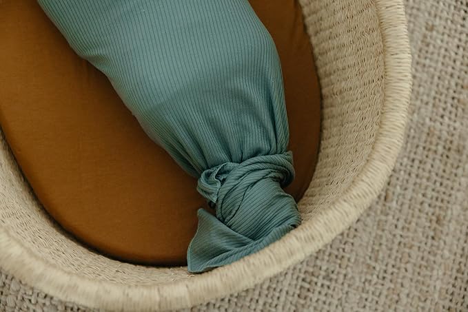 Copper Pearl Baby Swaddle Blanket - Premium Knit Baby Blanket, Large Soft Stretchy Receiving Blankets for Baby Boy and Girl, Swaddles for Newborn, Infant, and Toddler (Moss)