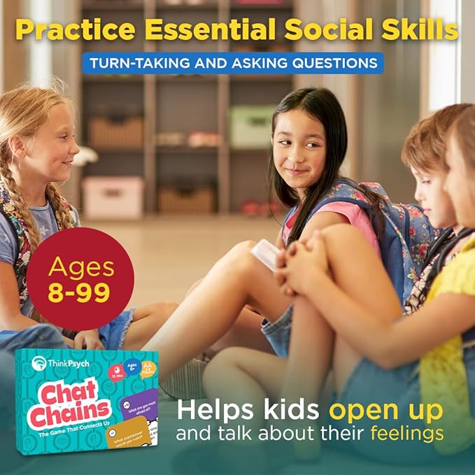 Chat Chains - The Game That Connects Us | Emotional Social Skills Games for Teens | Kids Therapy Games | Ages 8-99 | Fun and Fast | 15 Mins Playtime