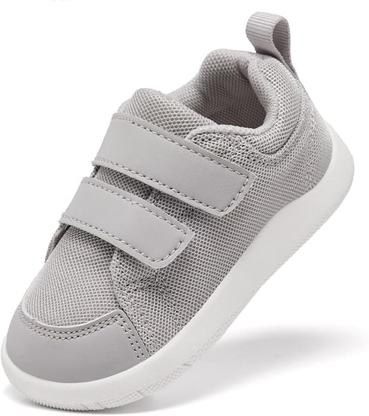 MORENDL Wide Toe Box Shoes Toddler Barefoot Shoes Baby Walking Shoe Boy Girl Non-Slip Zero Drop Minimalist Sneakers Comfort Tennis Outdoor Activities