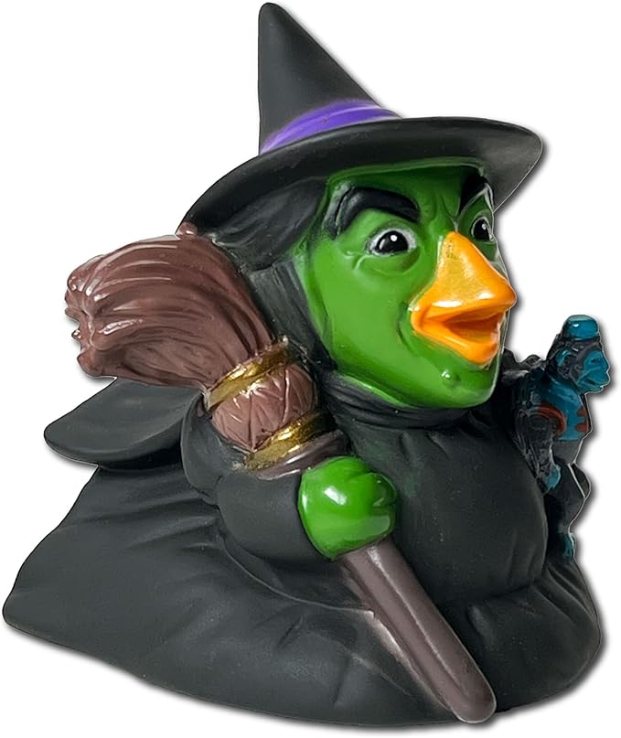 CelebriDucks - Wicked Witch - Floating Rubber Ducks - Collectible Bath Toy Gift for Kids & Adults of All Ages