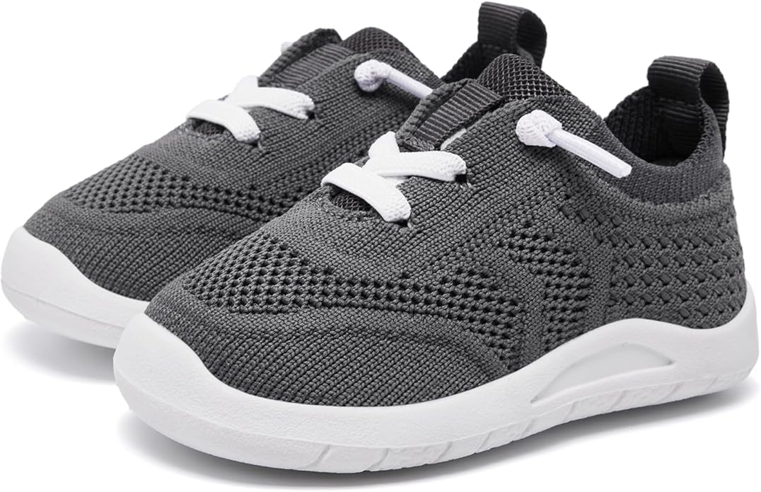 MORENDL Toddler Shoes Baby Walking Sock Shoes Infant Sneakers 0-4 Years Boy Girl Barefoot Tennis Shoe Non-Slip Brethable