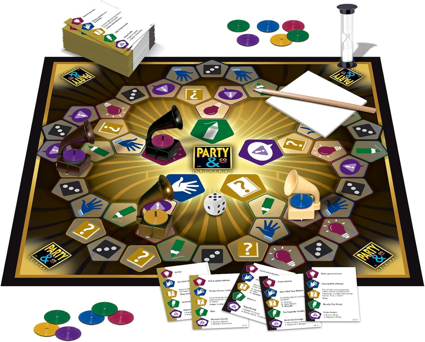 Jumbo Party & Co. Original Board Game - Fun Multi-Challenge Game for 14+ Years, Multiplayer Family Entertainment.