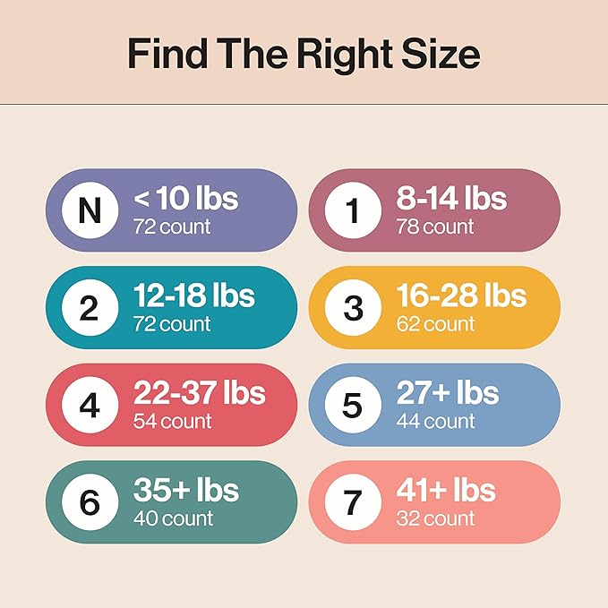 The Honest Company Clean Conscious Diapers for Delicate Skin | Up to 100% Leakproof | Hypoallergenic, Fragrance Free | Gender Neutral | Club Box, Size 3 (16-28 lbs), 62 Count (Prints May Vary)