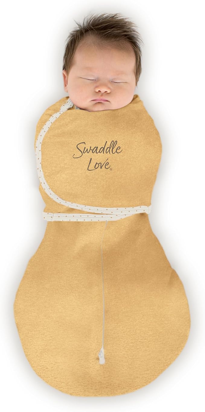 SwaddleDesigns 6-Way Omni Swaddle Sack Arms Up Swaddle for Newborn, More Options to Calm Startle Reflex, Improves Sleep