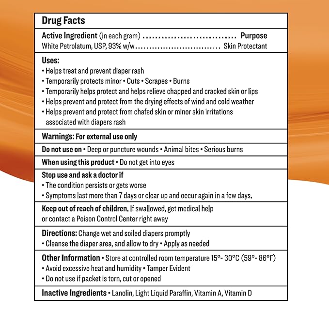 Dealmed A&D Ointment | Diaper Rash Cream for Baby with Vitamins A & D | Moisturizing Skin Protectant | Soothes and Nourishes | Healing Ointment for Dry and Cracked Skin (144 Packets/Box, Case of 6)