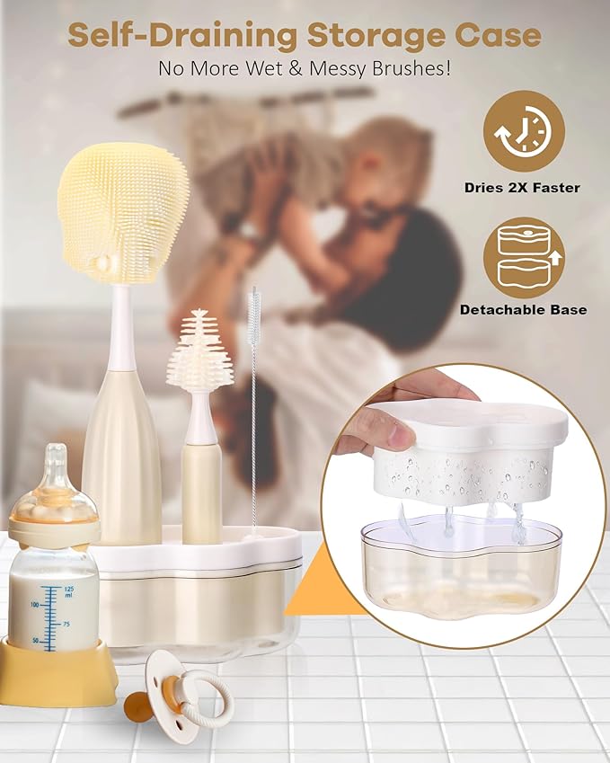 XANGNIER Water Bottle Cleaner Brush Set