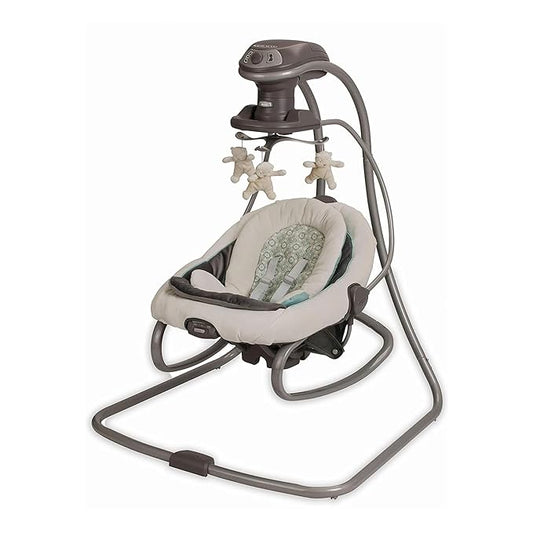 Graco DuetSoothe 2 in 1 Portable Baby Swing & Baby Rocker, Multi Direction, Vibration, Winslet
