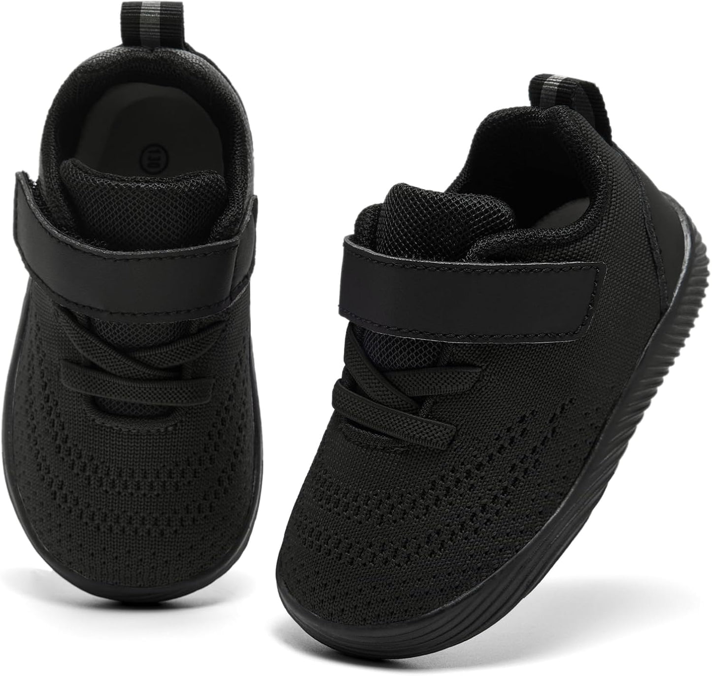 MORENDL Toddler Sneakers Baby Boys & Girls Barefoot Shoes Lightweight Breathable Walking Running Tennis Athletic Sport Shoes