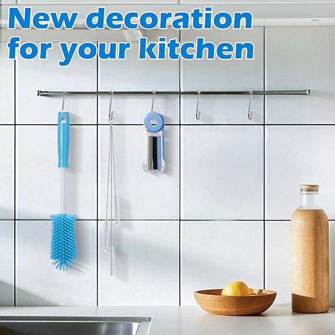 Palksky Water Bottle Cleaning Kit, Brush and Straw Cleaner for Owala, 5 PCS