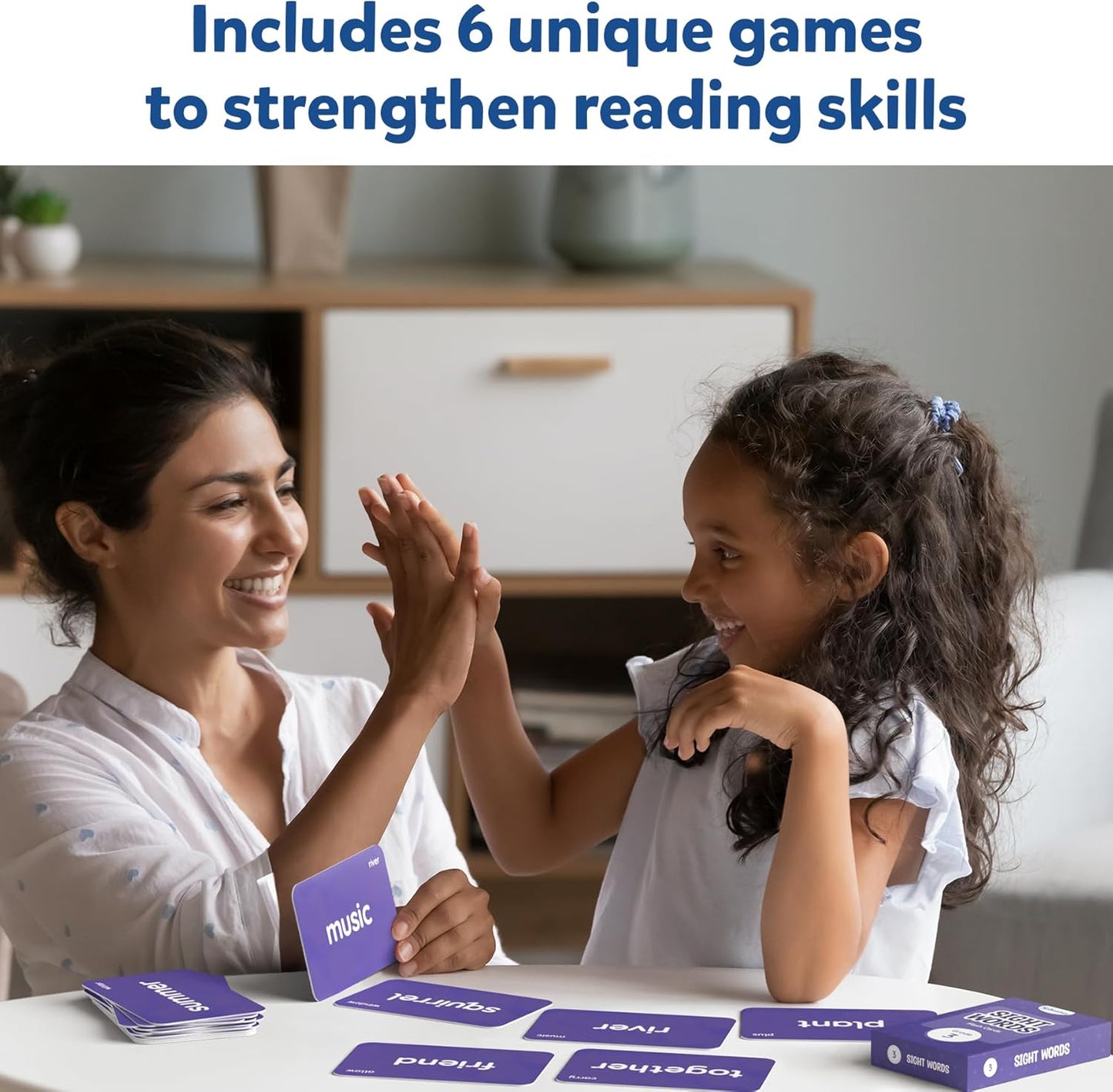 Skillmatics Flash Cards - 500 Sight Words for Preschool (Pre-K), Kindergarten, 1st, 2nd, 3rd Grade Gifts, Includes The Dolch & Fry Word List & 6 Unique Games