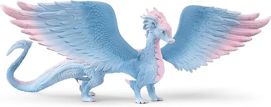 Schleich Bayala - Large, 13" Crystal Dragon Toy. Pretty, Movable Wing Fantasy Action Figure for Girls and Boys. Fun, Imaginative Play Fairy Figurine, Cute Mystical Toys for Kids Ages 5+, 70833