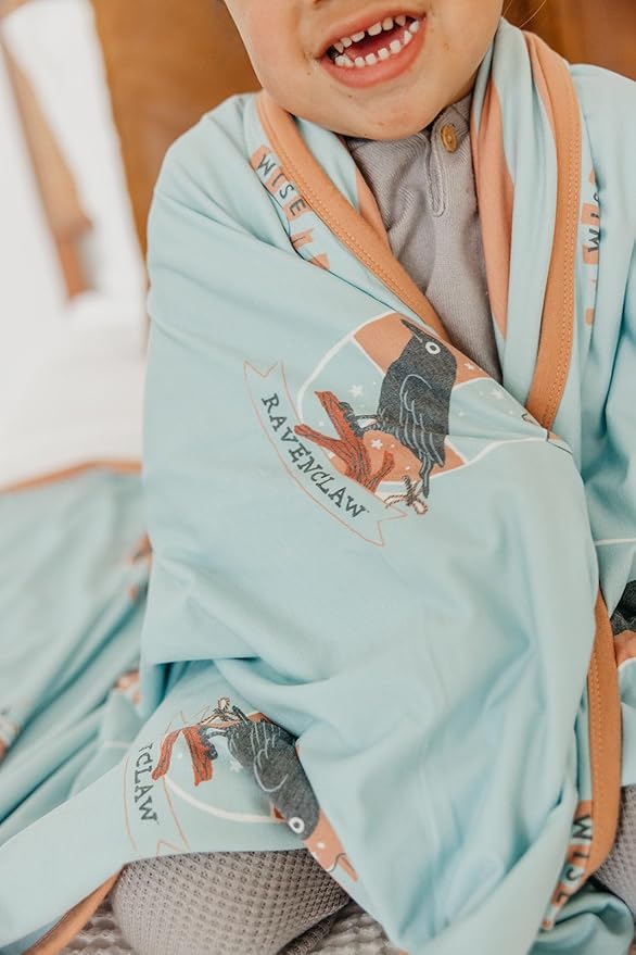 Ravenclaw Copper Pearl Three-Layer Quilt: Soft, Breathable Baby Blanket - Cozy Toddler Quilt, Premium Polyester/Rayon, 46x46