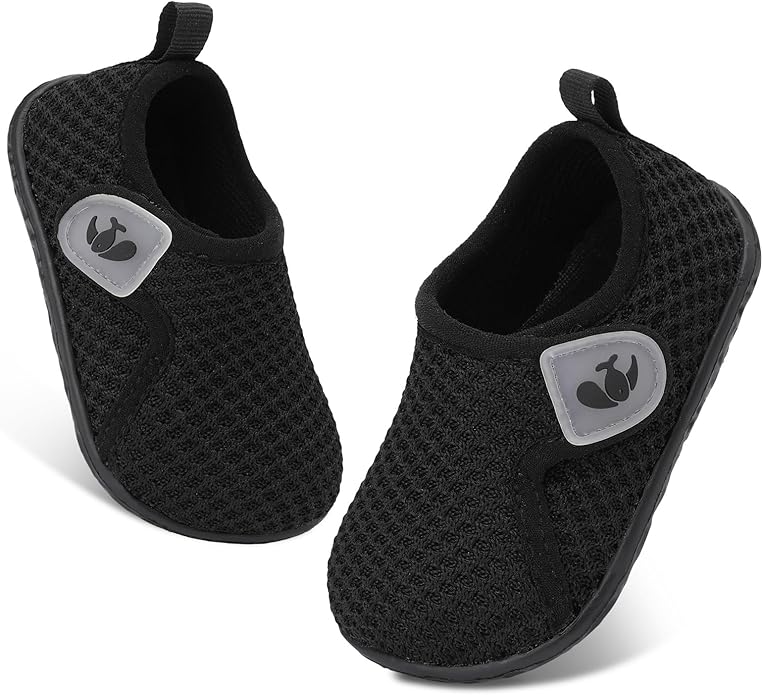 FEETCITY Baby Boys Girls First Walking Shoes Infant Sneakers Crib Shoes Breathable Lightweight Slip On Shoes