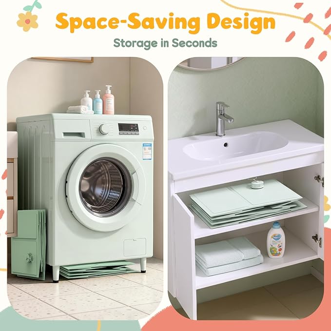 Captainbear Baby Bathtub for Infants to Toddler, Non-slip Baby Bath Tubs with Bathtub Support, Collapsible Toddler Tub for kids, Foldable&Portable Travel Baby Bath Tub for Sink Bath,Tub,Bathroom,6M-5Y