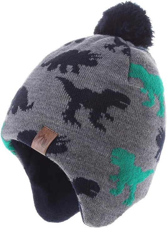 Moon Kitty Baby Boys Hats Toddler Beanies for Boys Winter Fleece Winter Hat Boys
