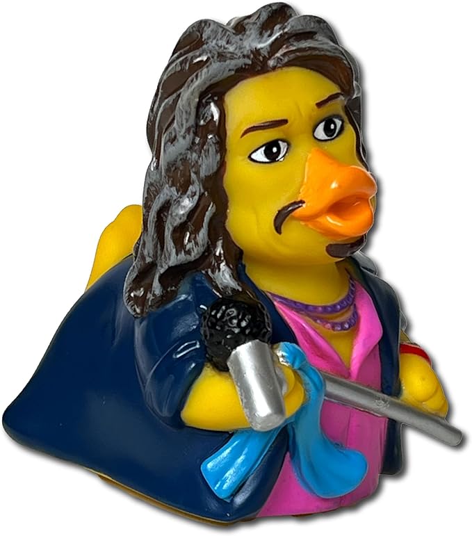 CelebriDucks - Squawk This Way - Floating Rubber Ducks - Collectible Bath Toy Gift for Kids & Adults of All Ages