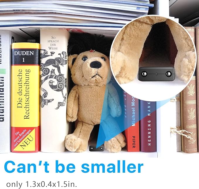 【Free 64G】 Smallest Wireless WiFi Camera,Portable Battery Camera,HD4K Baby Monitor with Video Recording Live Feed Night Vision,Motion Detection,Cloud Storage for Security with iOS Android APP