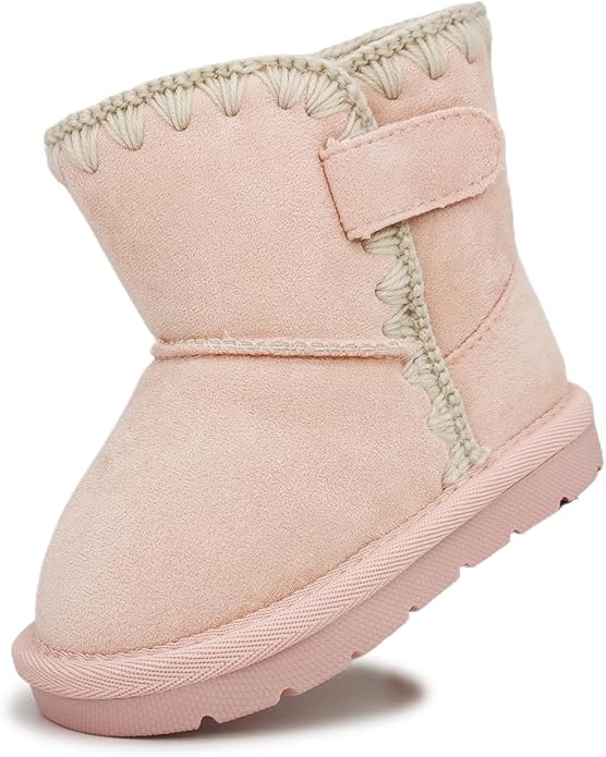 Baby Boots Winter Snow Booties Infant Boys Girls Outdoor Warm Shoes for Cold Weather 6 9 12 15 18 24 Months