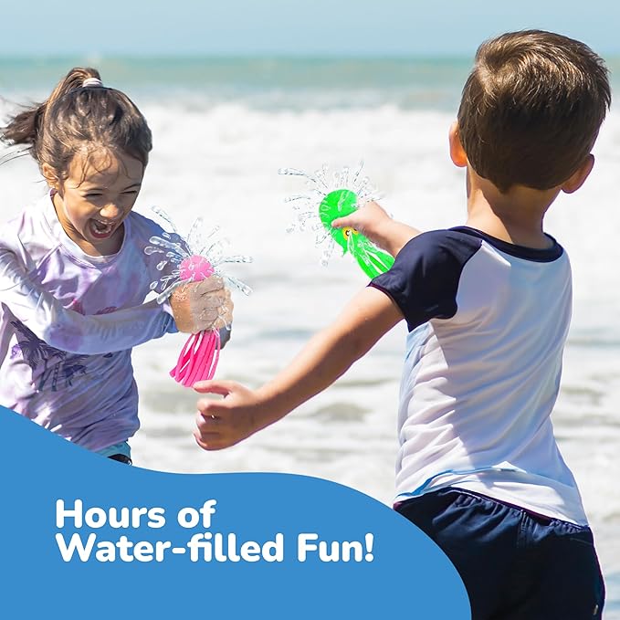 ArtCreativity Octopus Water Balls (Pack of 6), Pool Toys for Toddlers 3-5, Sensory Stress Relief Toy for Kids, Beach Water Toys & Swimming Toy for Toddlers, Cute Goodie Bag Fillers for Boys & Girls