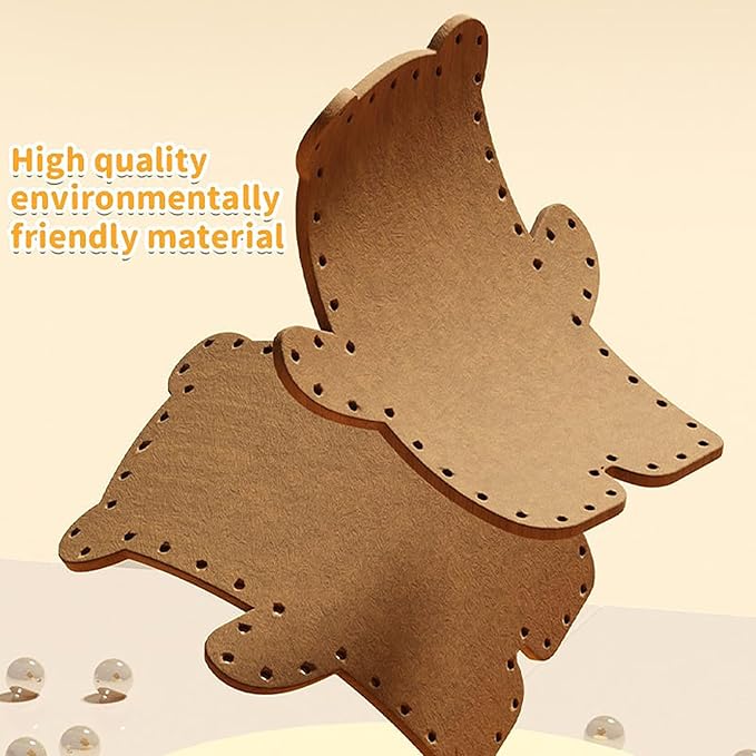 Whateveri DIY Doll Sewing Toys, Whatever Sewing Kit, Sewing Kit for Kids, My First Sewing Kit, Weaving Loom for Kids, Sew Fun Animals Kit, Handmade Kids Sewing Crafts DIY Kits Kids 8-12 (A Set)