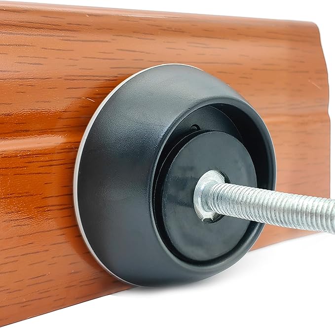 Vmaisi Baby Gate Wall Protector - Protect Walls from Pressure Mounted Pet Dog Gates, 4 Pack Black