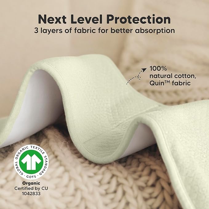 KeaBabies 5-Pack Organic Burp Cloths Baby Girl, Boy - Extra Large, Absorbent Baby Burp Cloths,Soft Burping Cloths for Babies,Newborn Burp Clothes,Cotton Burp Rags, Thick Burp Cloth (Flora Dew/Quin)