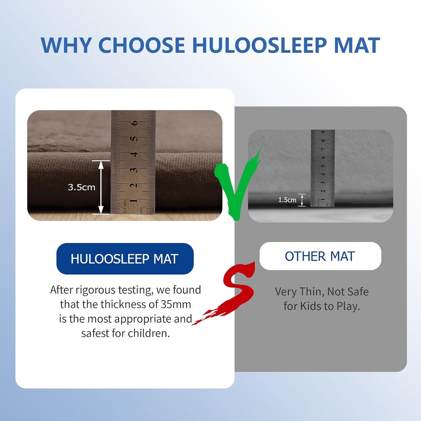 Baby Play Mat for Floor,1.3" Thick Memory foam Tummy Time Mat,79"×158“Extra Large Soft Velvet Nursery Rug,Non Slip Safe for Crawling,Toddlers,Infants,kids,Tatami Style for Living Room(Dark Brown)