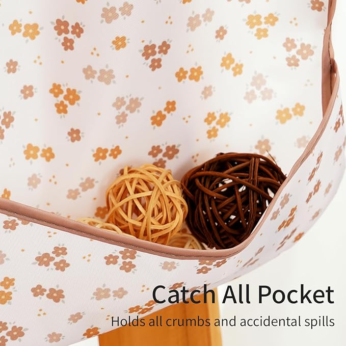 3-Pack Waterproof Baby Bibs for Eating - Lightweight Feeding Bibs, Mess Proof, Baby Essential Must Have for Eating