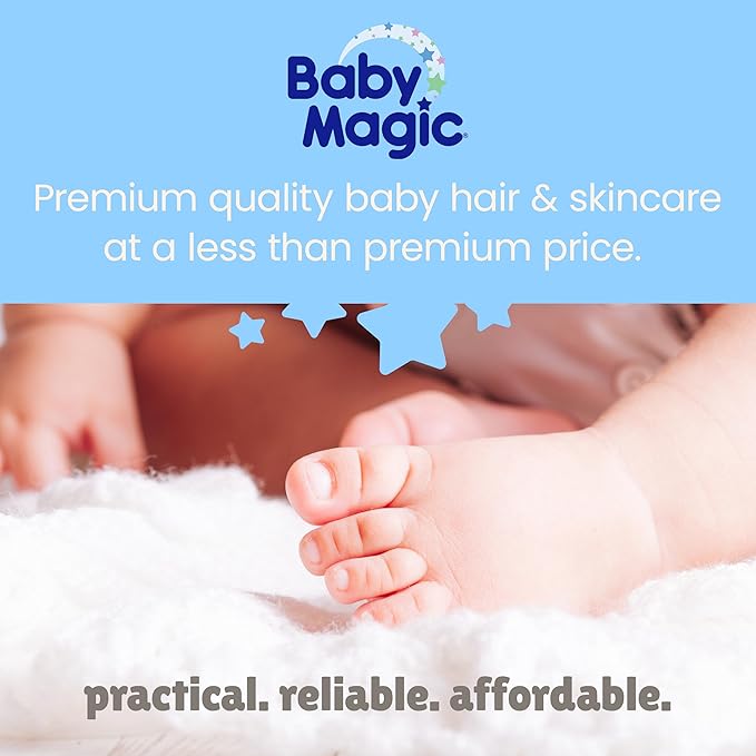 Baby Magic Gentle Baby Lotion | 30 Fl Oz (Pack of 4) | Vitamins & Aloe | Free of Parabens, Phthalates, Sulfates and Dyes
