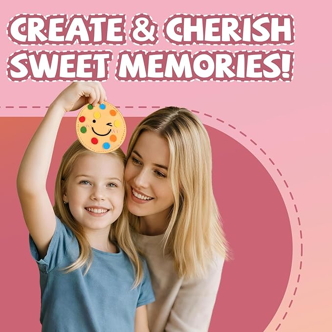 Cymbana Kids Sewing Kit Make Your Own Food Felt Plush Toy, Donuts, Ice Cream Craft Art Set for Beginners, Girls Gifts for Children Ages 6+