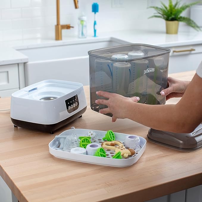 Dr. Brown’s Natural Flow MilkSPA Breastmilk and Bottle Warmer with Dr. Brown's Deluxe Electric Baby Bottle and Pacifier Sterilizer