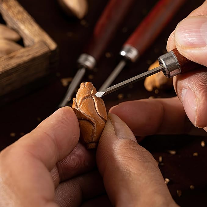 13 Pcs Unfinished Wooden Blocks for Crafts, Basswood Carving Blocks, Basswood for Wood Carving Blocks, Bass Wood for DIY Crafting Whittling for Adults Beginner Experts - 3.9x1x1