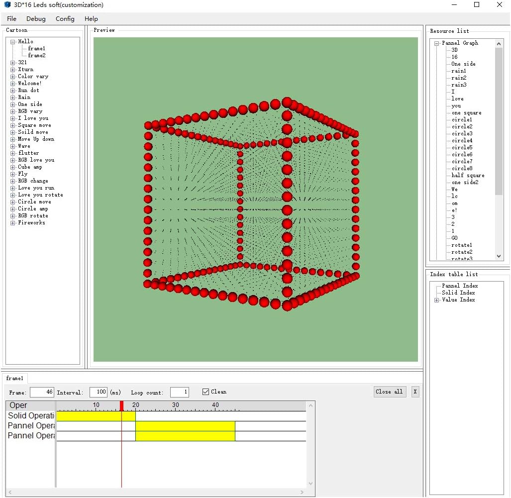 Mini 3D Led Cube DIY Electronics Kit Soldering Project Kit (3D16MINI-ALLBLUE-KIT)