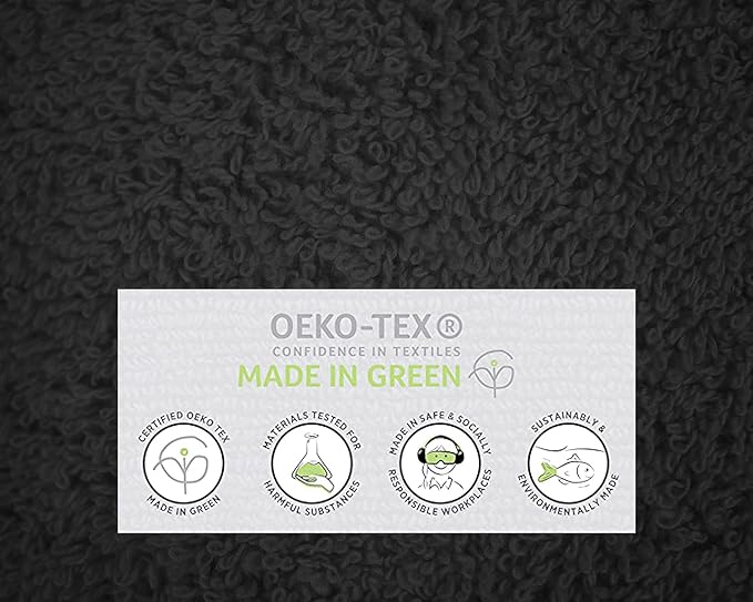 100% Cotton Luxury Bath Sheets - Pack of 2 (35" x 70") | Super Soft, Quick-Dry & Highly Absorbent Towels for Bathroom, Home, Spa & Gym (Grey)