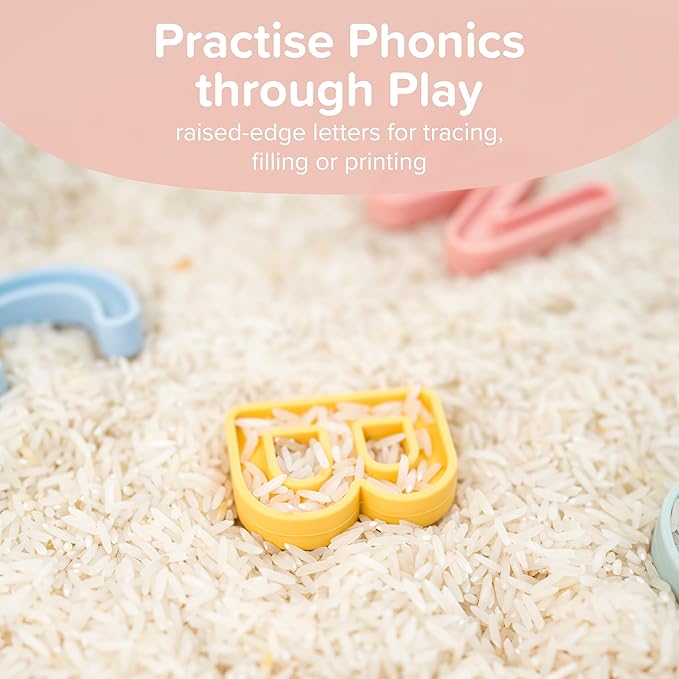 Inspire My Play Lowercase Alphabet Letters for Kids - ABC Toys for 3 Year Olds -Sensory and Messy Play