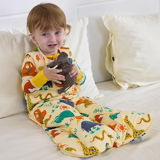 Bamboo Viscose Sleep Sack for Babies and Toddlers 1.0 Tog Wearable Blanket 2-Way Zipper Baby Shower Gifts