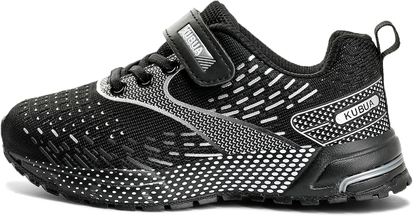 KUBUA Kids Sneakers for Boys Girls Running Tennis Shoes Lightweight Breathable Sport Athletic
