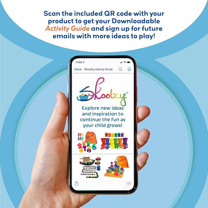 Skoolzy Peg Board Set - Montessori Toys for 2 Year Old - 33 Pc Plastic Peg Board for Kids - Occupational Therapy Toys with Pegs, Dice, Lacing String & Storage Bag