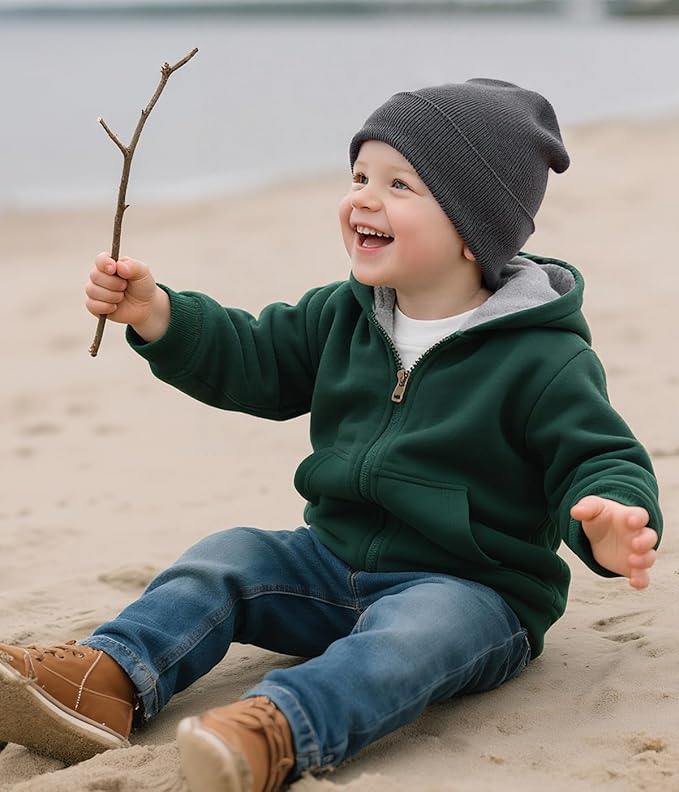 Rosoz Toddler Beanie Boys Girls Baby Knit Warm Beanies Kids Children Winter hat Caps