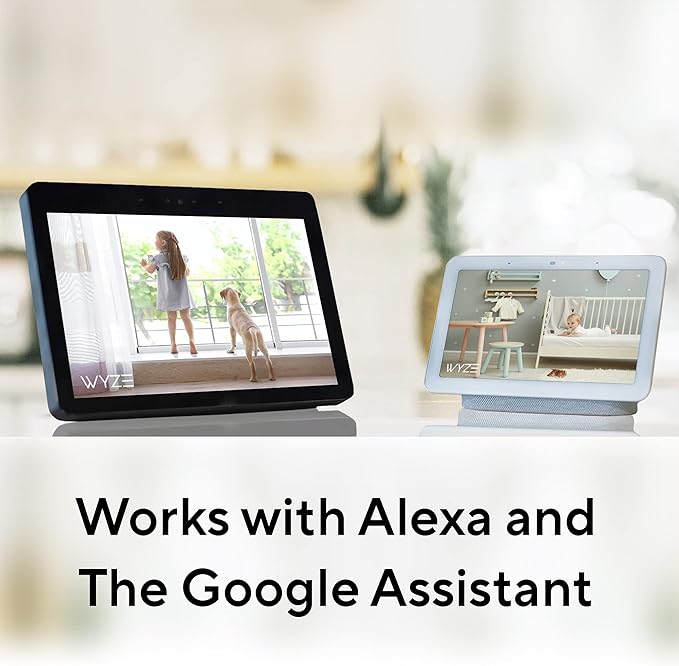 WYZE Cam Pan v2 1080p Pan/Tilt/Zoom Indoor Security Camera with Color Night Vision, Motion and Sound Detection, Wi-Fi Wired Smart Home Security Camera Compatible with Alexa & Google Assistant, White