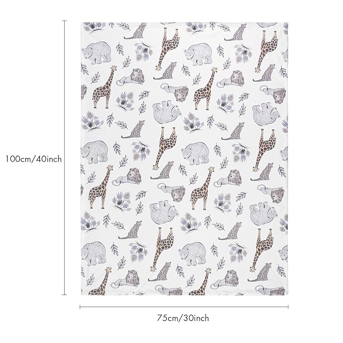 Soarwg Kids Baby Blanket Unisex Newborn, Super Soft Comfy Blankets, for Toddler Baby Nursery Bed Blanket Stroller Crib Shower Gifts, 30 x 40 Inch