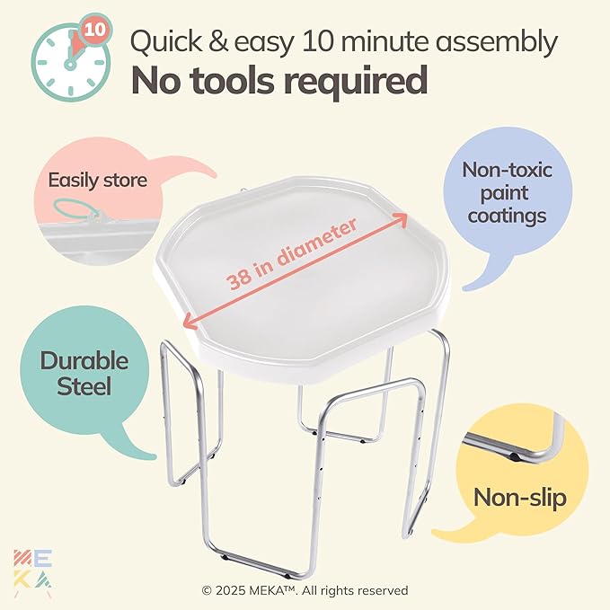 MEKA Tuff Tray Set for Sensory Play