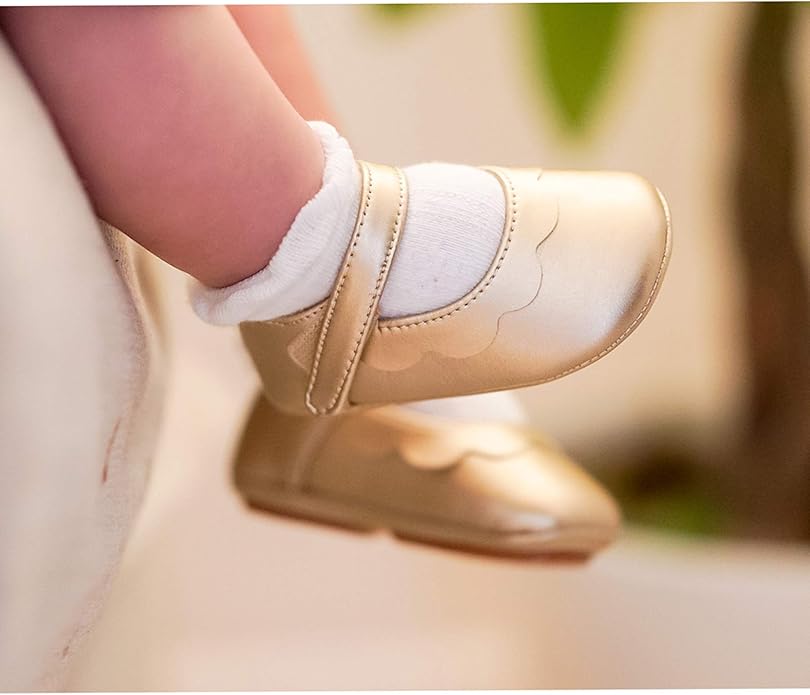 Soft Sole Baby Shoes - Infant Baby Walking Shoes Moccasins Rubber Sole Crib Shoes